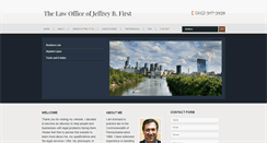 Desktop Screenshot of jefffirstlaw.com